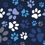 Paw Print Print