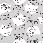 Meowy Cute Print