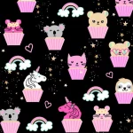 Animal Cupcake Print