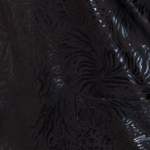 Animal Skin Foil Print Black