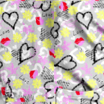 Hearts and Kisses Print